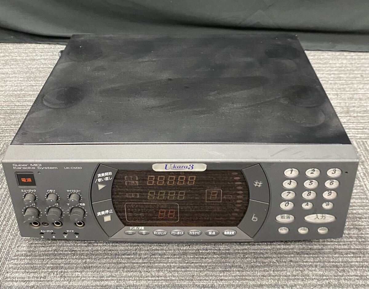 中古】U-karaⅢ ユーカラ3 UK-CM30 UK-CH320 業務用 カラオケセット 完