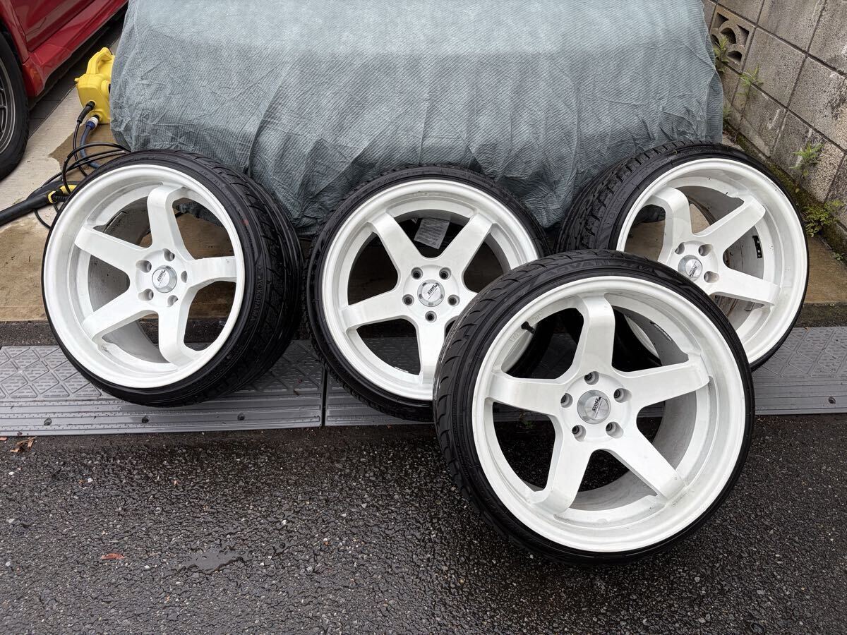 STANCE MAGIC 15インチ 8J ＋28 PCD100 114.3 マルチ 4穴 スタンス