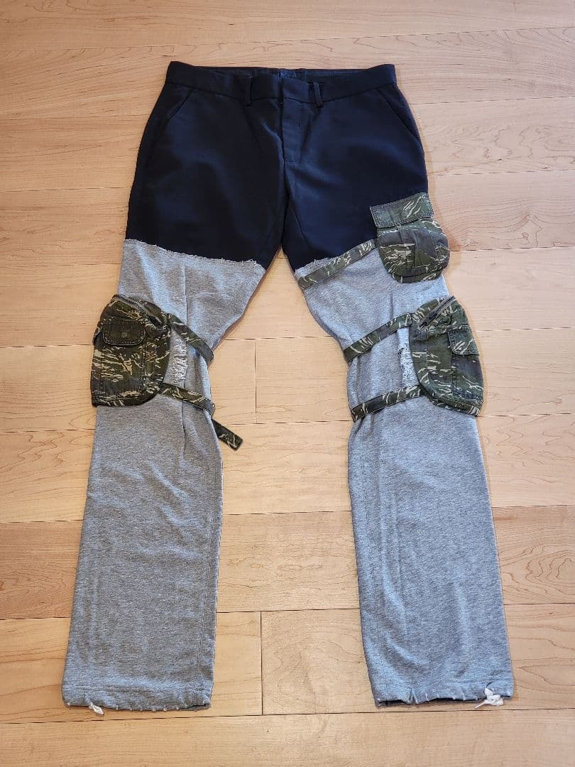 ナンバーナイン 2005-2006 A/W HIGH STREET着 ワッペンカーディガン