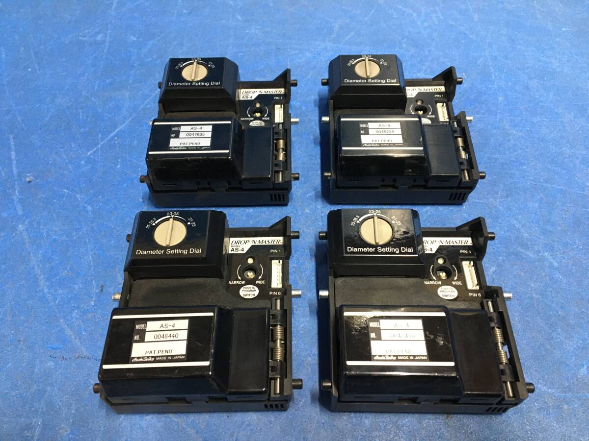 中古】旭精工コインセレクター PFB－730 100円仕様 4個