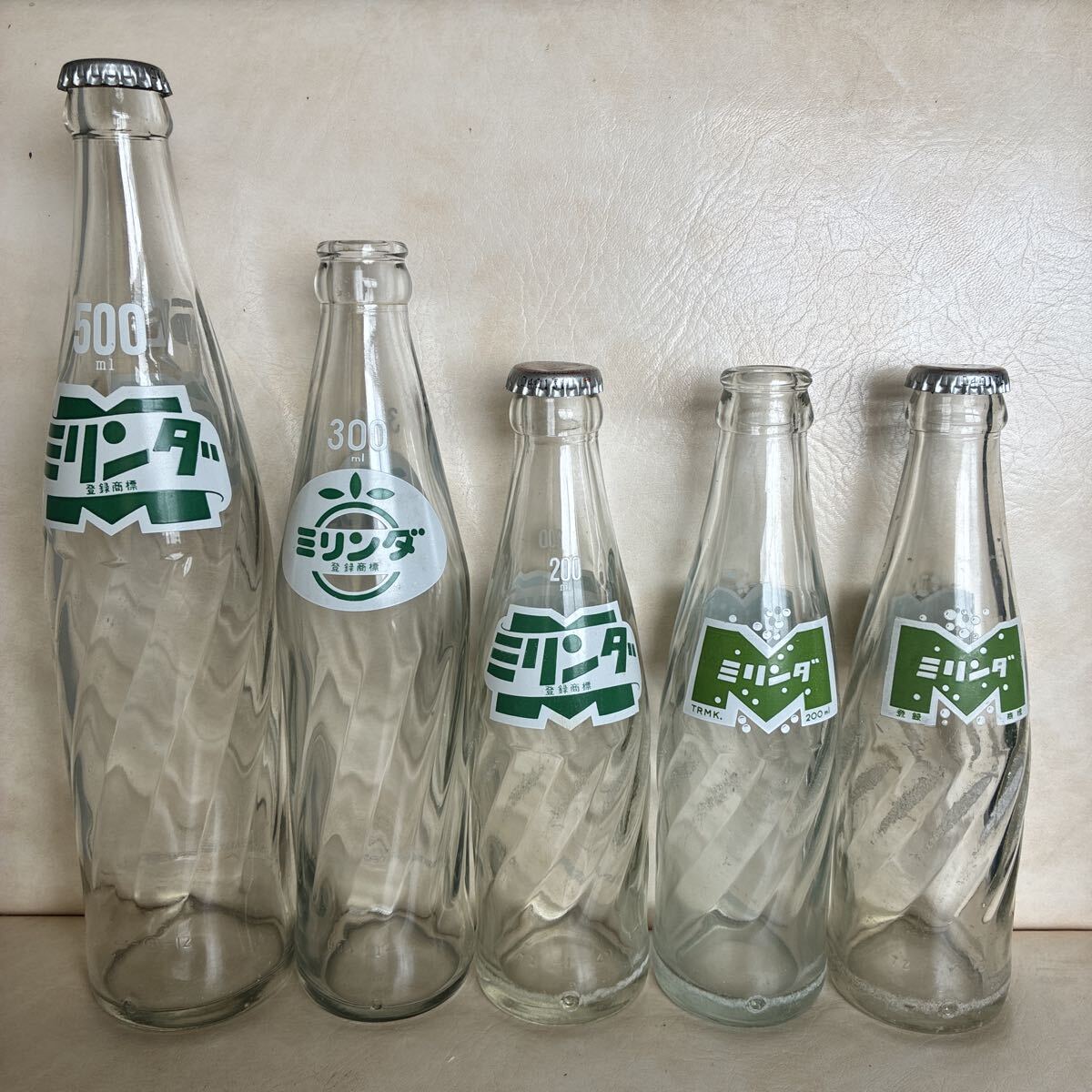 中古】即決 レア チェリオ 瓶 ミリンダの瓶の再印字 上塗り CHEERIO