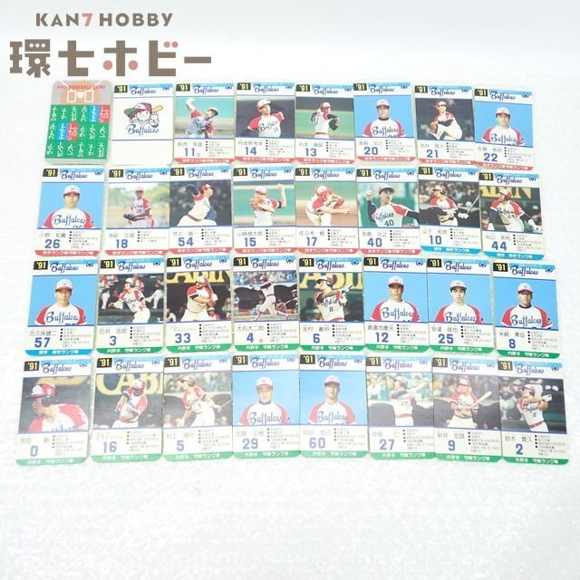 傷や汚れあり】タカラ プロ野球カードゲーム 昭和61年 近鉄