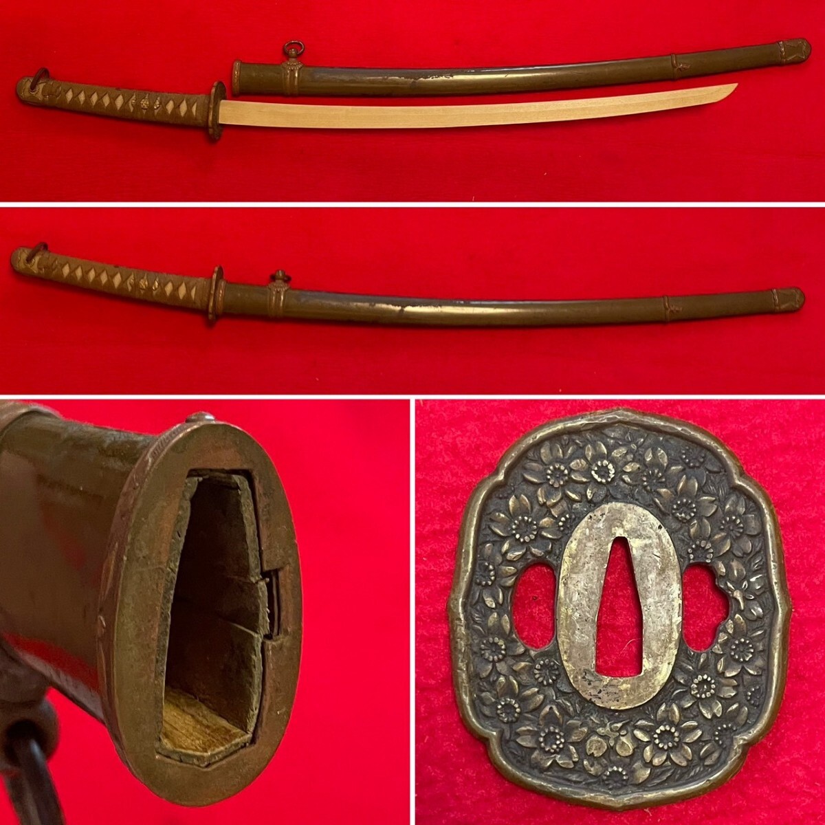 中古】進軍ラッパ 旧日本陸軍 軍用ラッパ 真鍮 骨董品の落札情報詳細