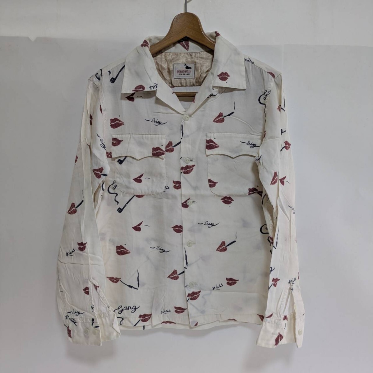 中古】GANGSTERVILLE キャスケット ヒョウ柄 WEIRDO GLADHAND