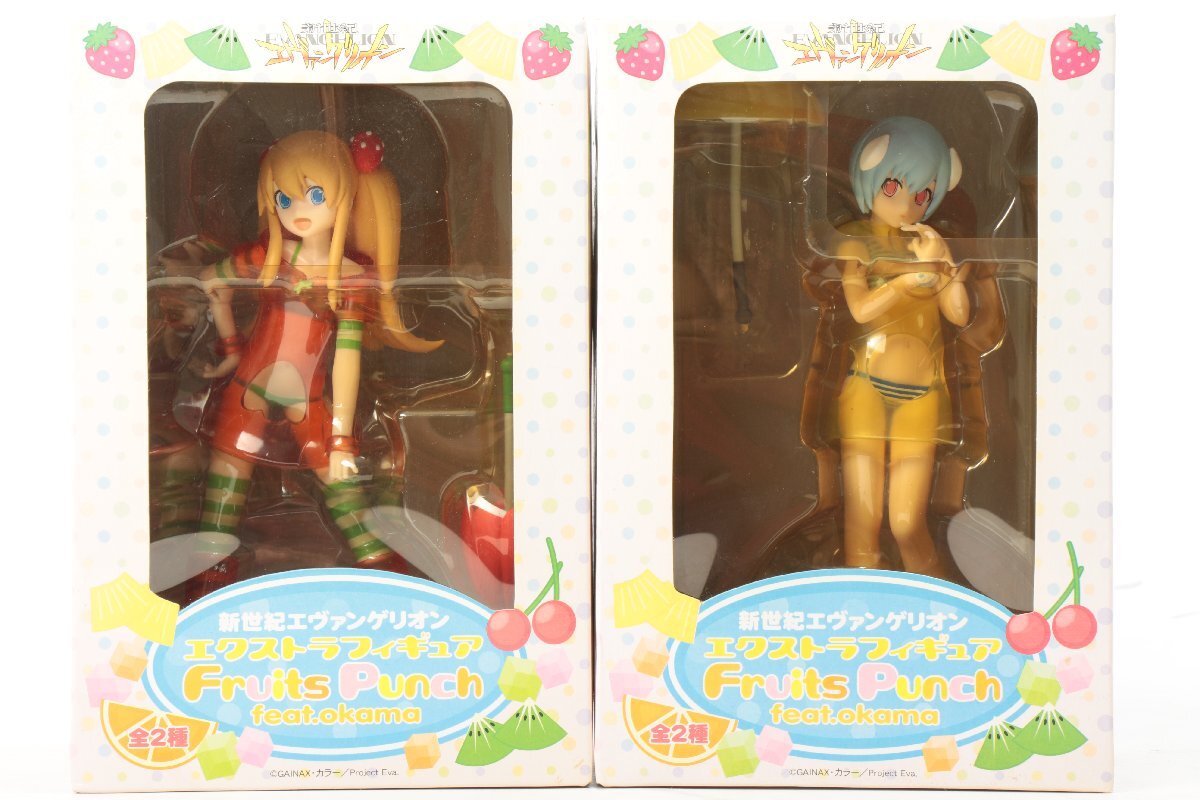 エヴァ レイ アスカ エクストラ フィギュア okama フルーツ パンチ 新世紀エヴァンゲリオン 〇 エクストラフィギュア [フルーツパンチ