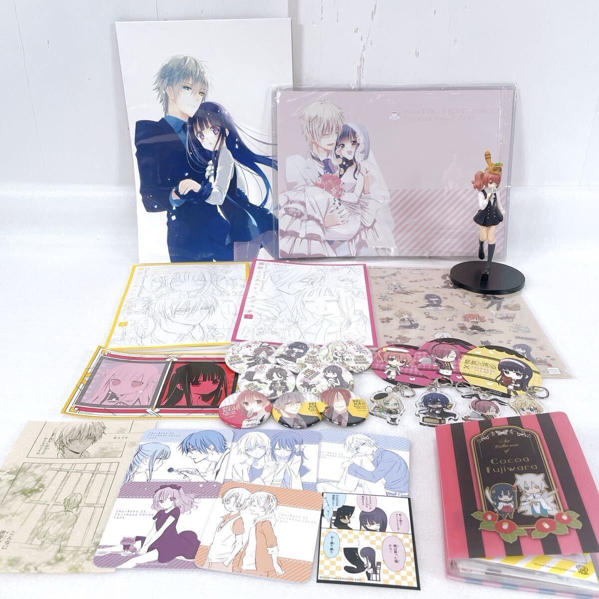 ❶藤原ここあカフェ 妖狐×僕SS いぬぼく 特典 渋谷限定コースター 2種 新品】妖狐×僕SS いぬぼく 藤原ここあ カフェ ◇ コースター セット