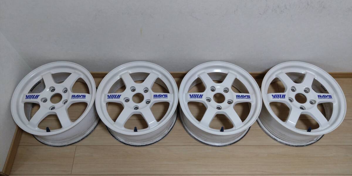 稀少 鍛造 BBS RG-F RG359 15インチ 7J +33 PCD：100 4穴 4本 セットの