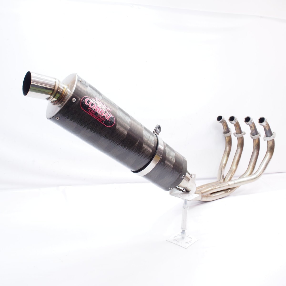 ZRX400 ZRX400-Ⅱ sp忠男スーパーコンバットマフラー カーボンの落札