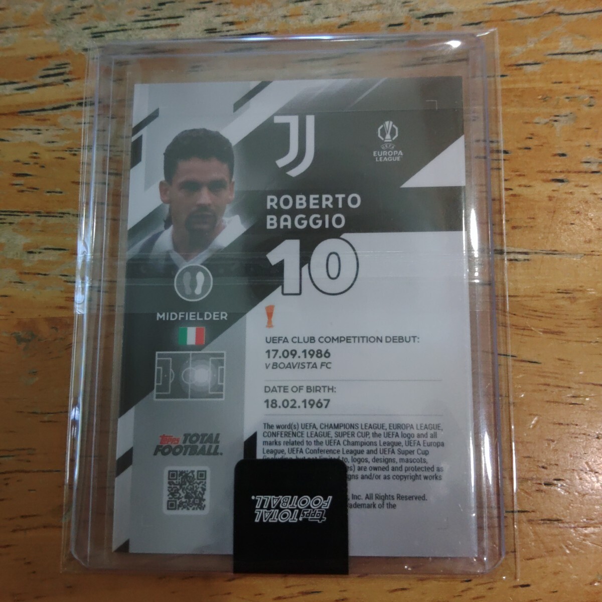 新品】ロベルト・バッジョ ACミラン 直筆サインフォト/写真 サッカー