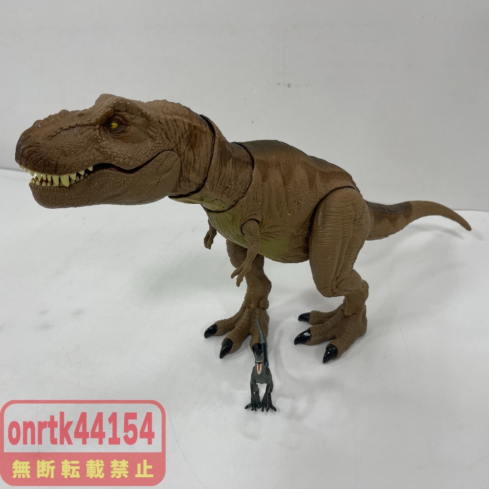 中古】海洋堂 DINOLAND モンゴリアン・ヴェロキラプトル レジン