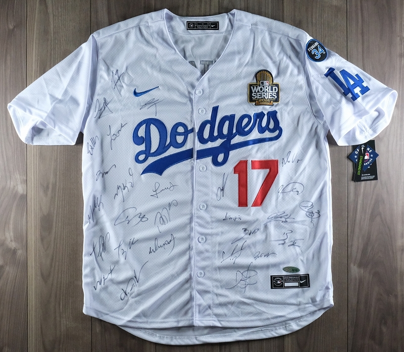 MLB 野茂英雄　直筆サインPhoto 大谷翔平、山本由伸 LAドジャース 野茂英雄 直筆サインユニフォーム の落札情報詳細
