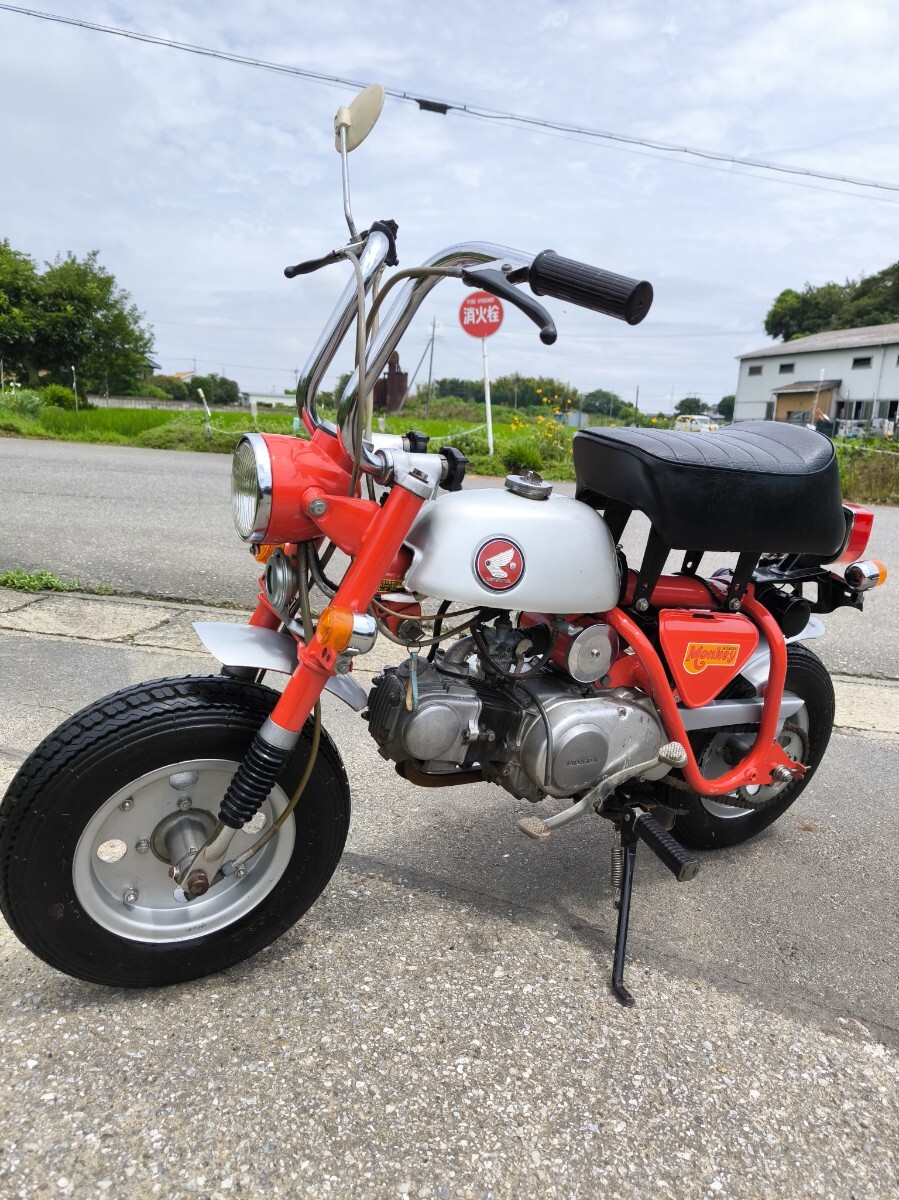 ☆EBBRO Honda Monkey Z50Z RED 1⁄10 SCALE MODEL 10020 エブロ