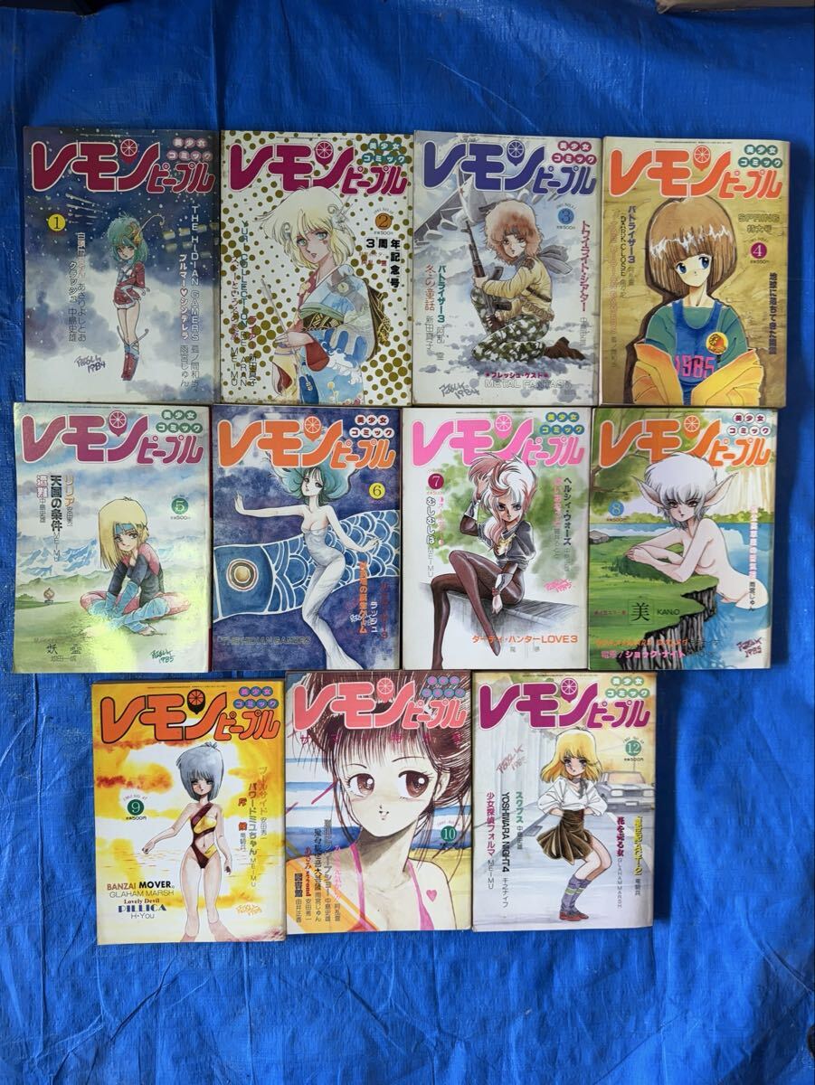 傷や汚れあり】1982年レモンピープル7月号 内山亜紀 吾妻ひでお