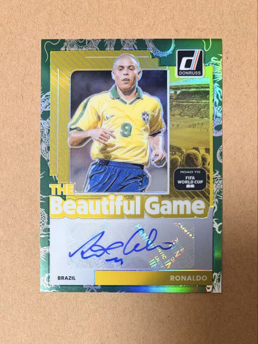 ロナウド 直筆サイン ブラジル代表 2002FIFAワールドカップ決勝写真