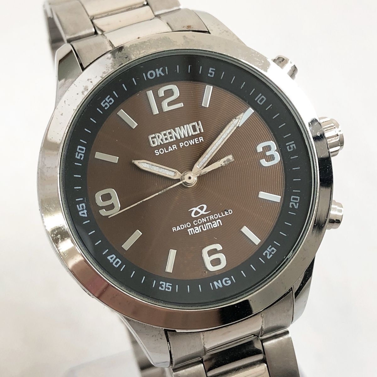 新品】◎ マルマン電波時計 グリニッジ GREENWICH maruman 未使用品