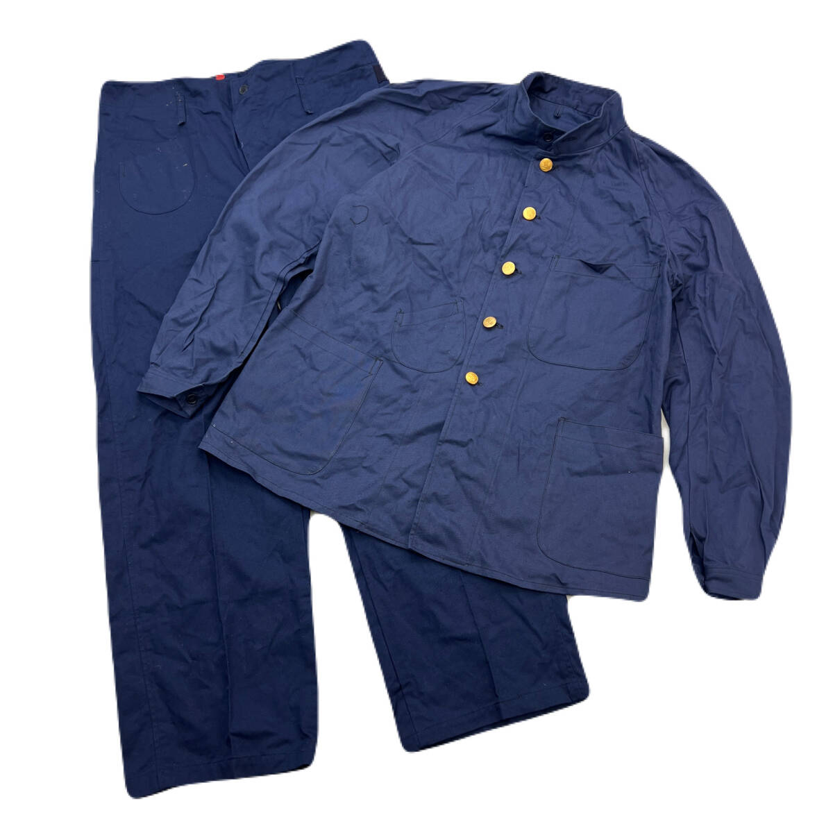 新品】未使用 経年保管品 国鉄 制服 作業服 ナッパ服 (冬）上着 JNR 0