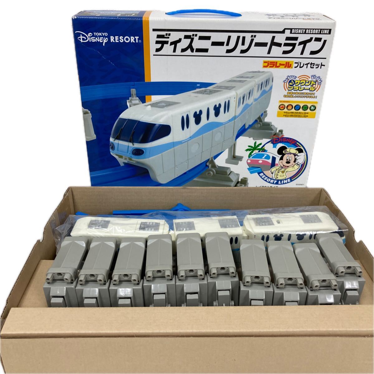 中古】即決 廃版 TDR TDL TDS 初期 ディズニーリゾートライン 6両編成