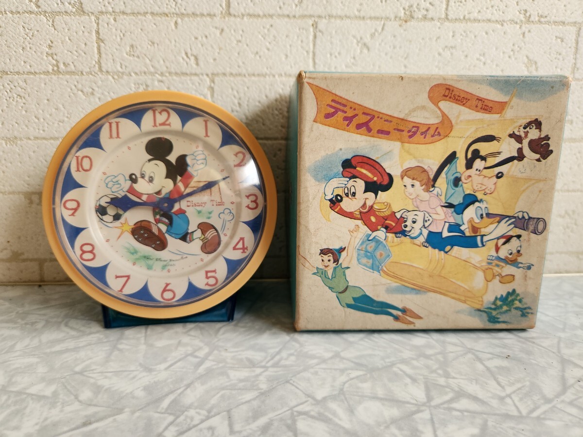 DISNEY TIME ミッキーマウス おしゃべり 目覚まし時計 FD 411 A 箱付き