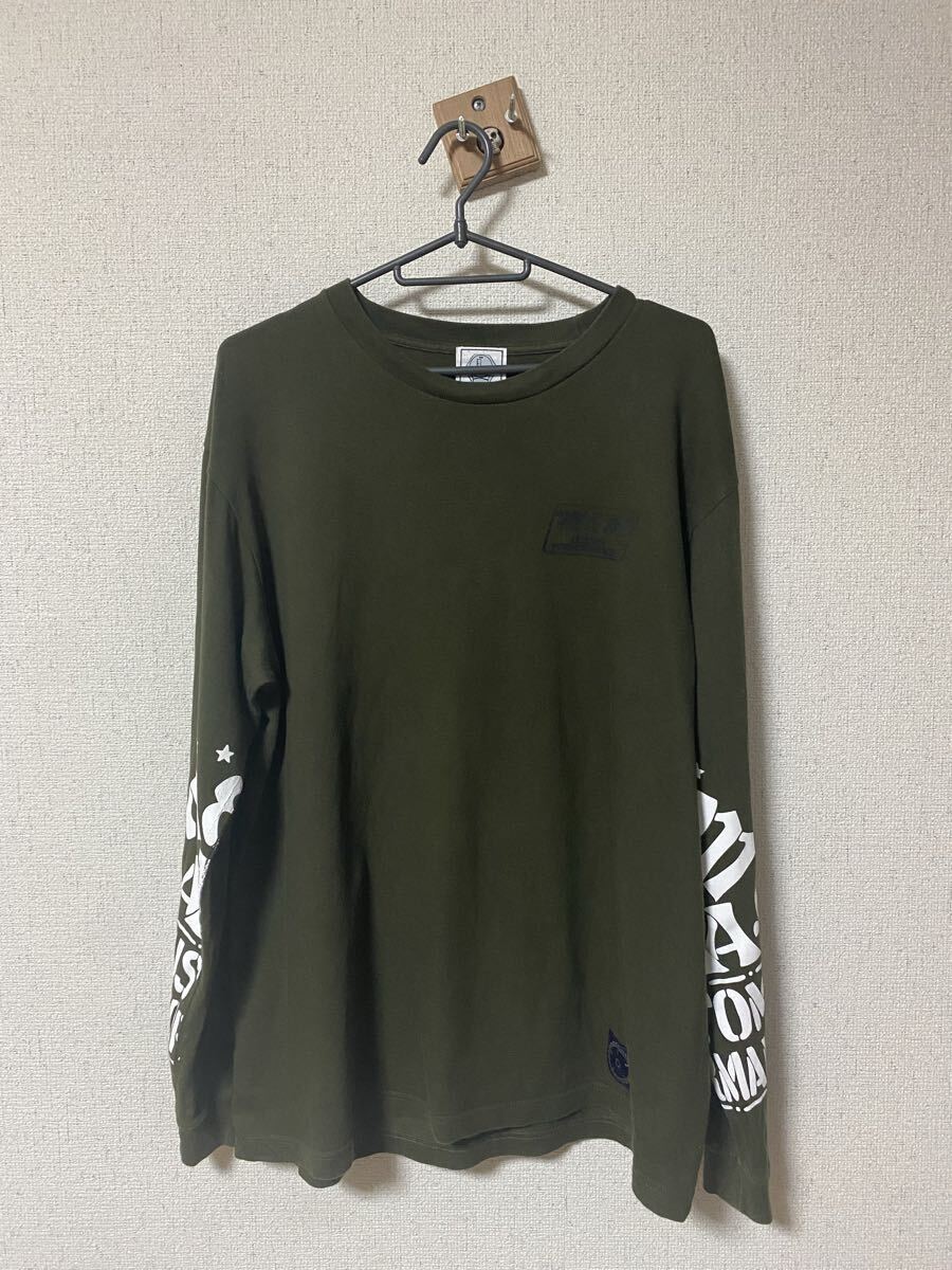 新品】キムタク私物着 M&M CUSTOM PERFORMANCE プリントロンT 白M 新品
