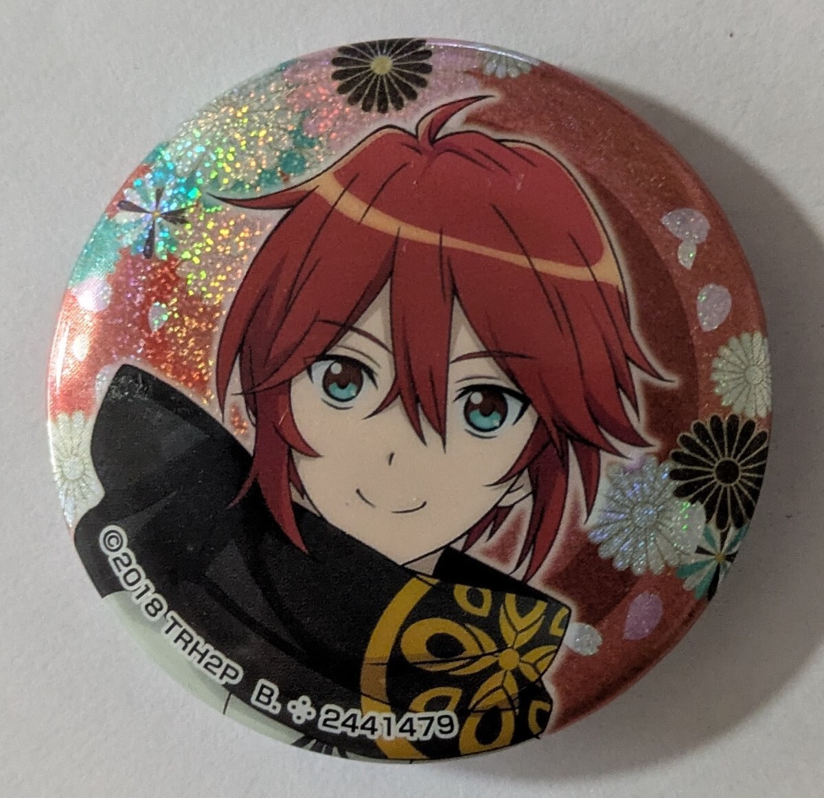 新品】続 刀剣乱舞-花丸- EDイラスト缶バッジ 髭切 ＋ 膝丸 源氏兄弟