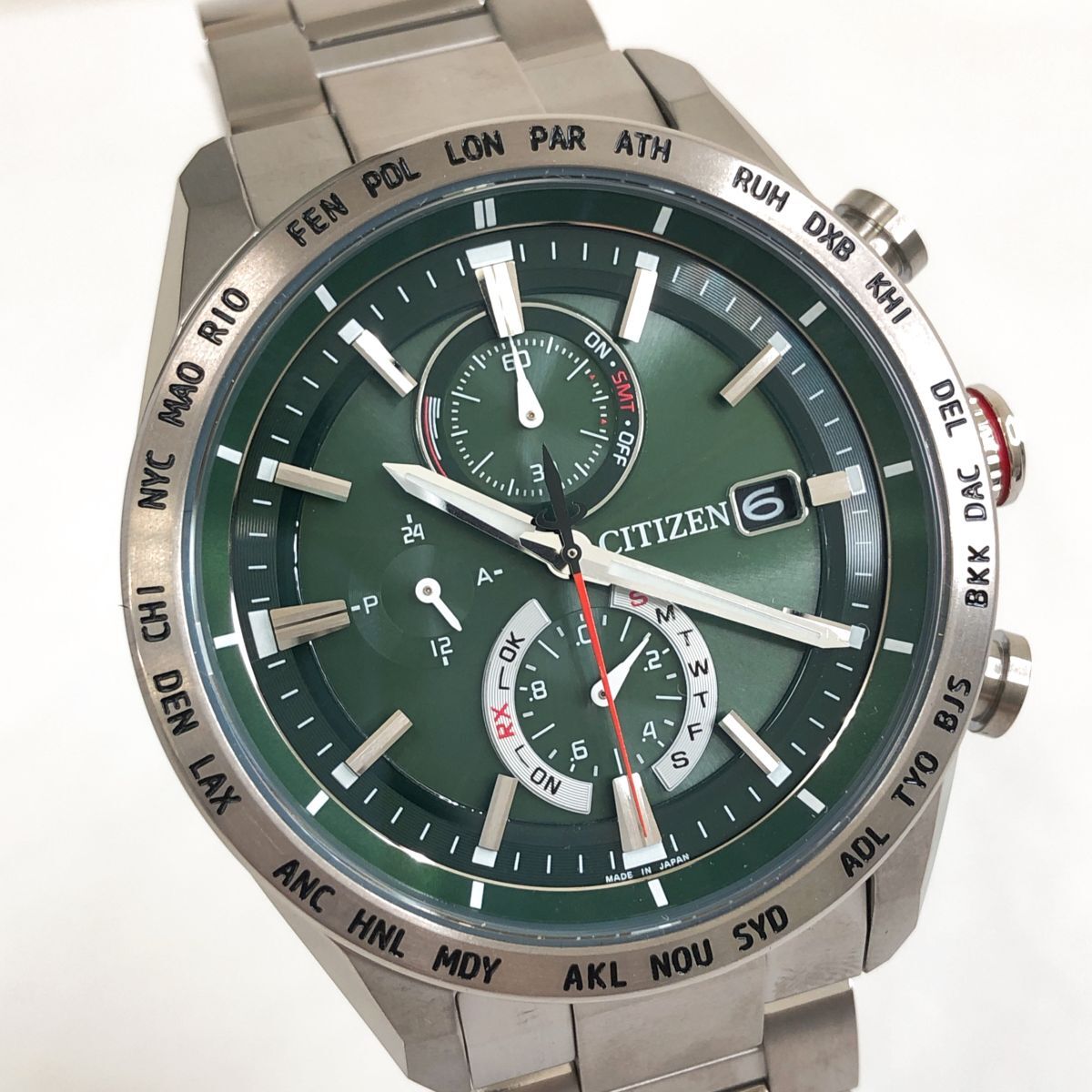 掛け時計 CITIZEN (シチズン) パルミューズM463 電波時計 4MN463-023