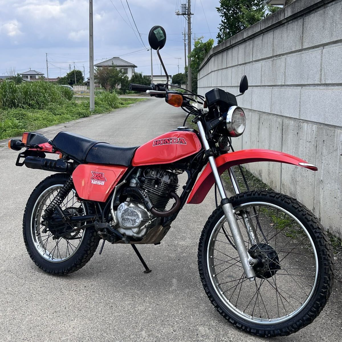 レア HONDA XL250S 純正 サイドカバー 左右 セット ヴィンテージ