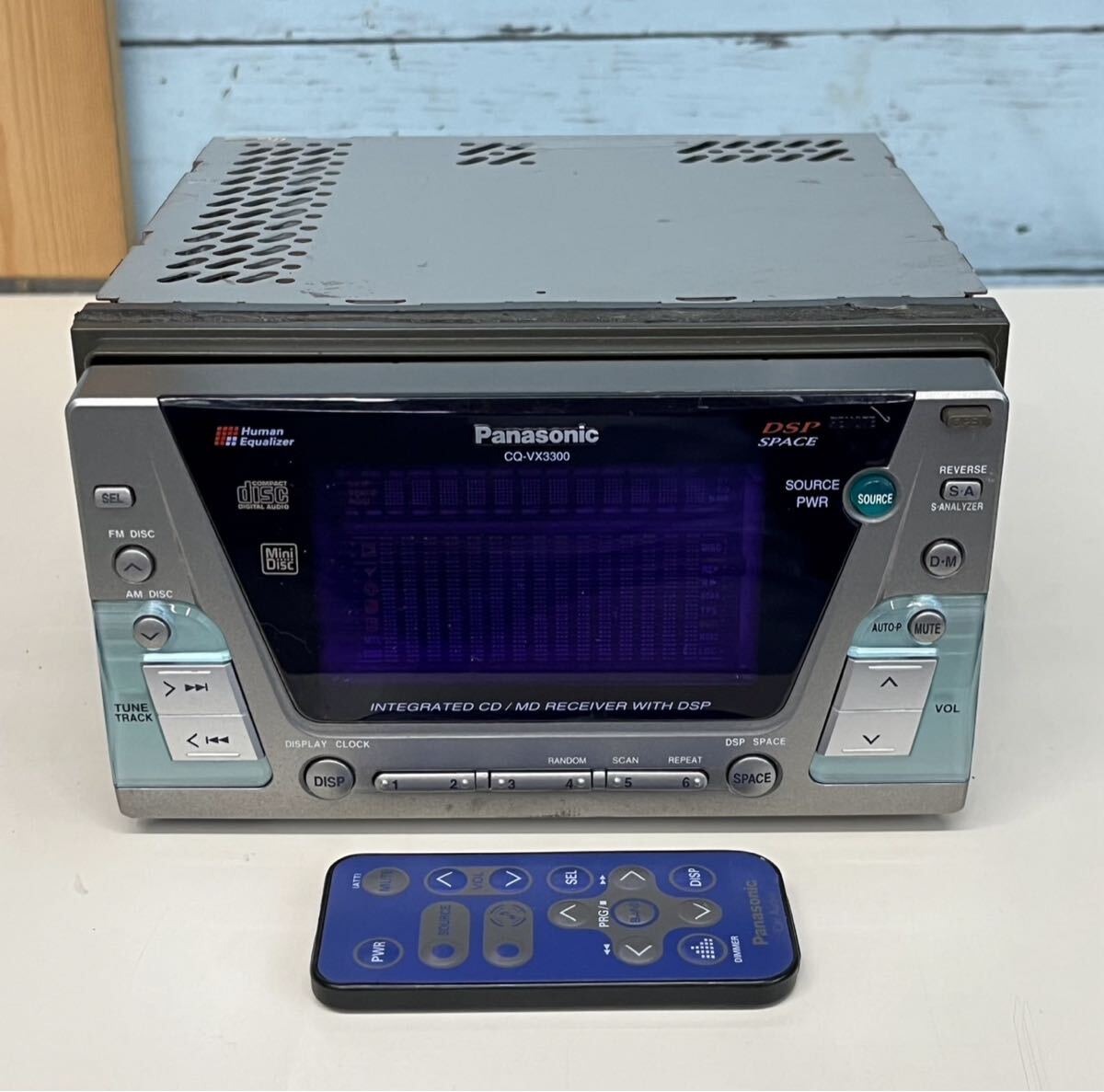 中古】カーオーディオ パナソニック CQ-VX5000BB ジャンク品の落札情報