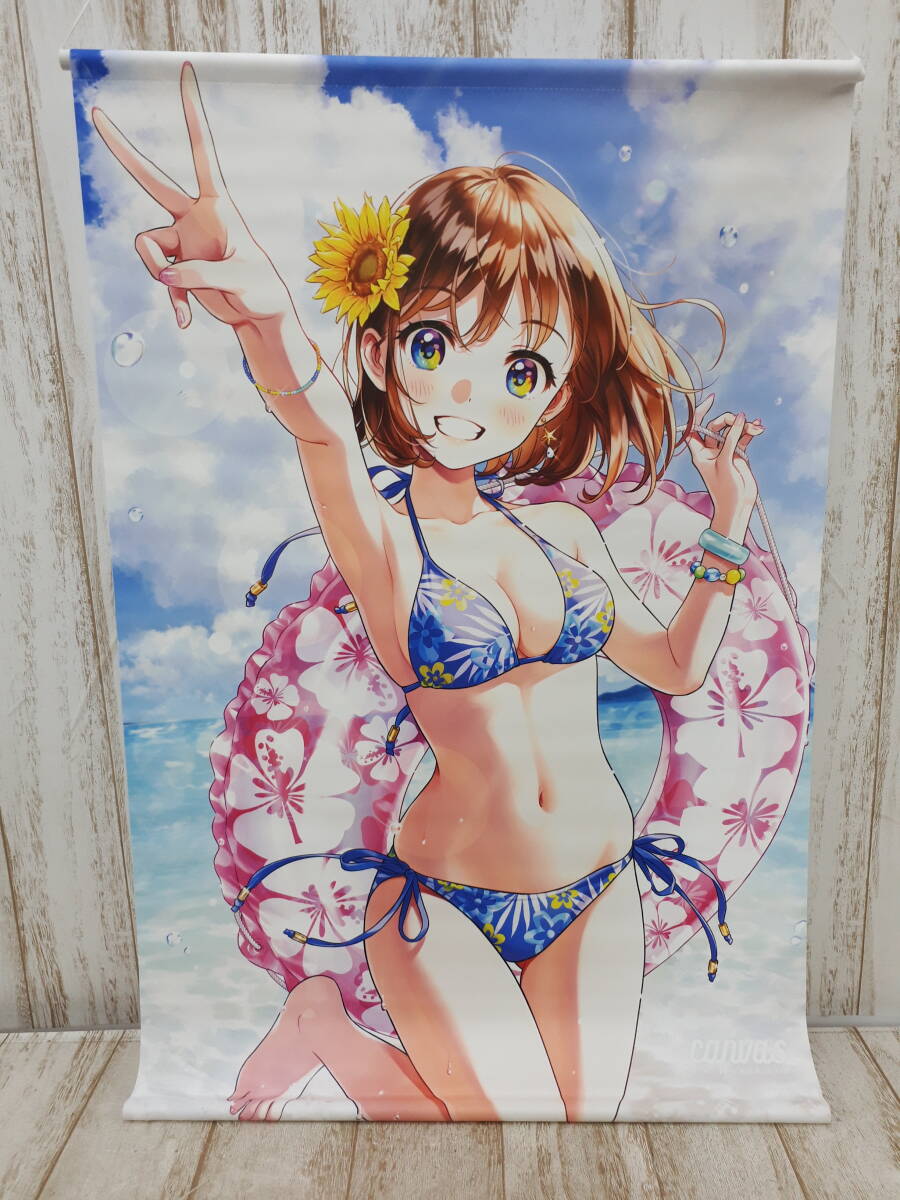 新品】未開封新品 森倉円 とらのあな 森倉円展 B2タペストリー 絵柄C
