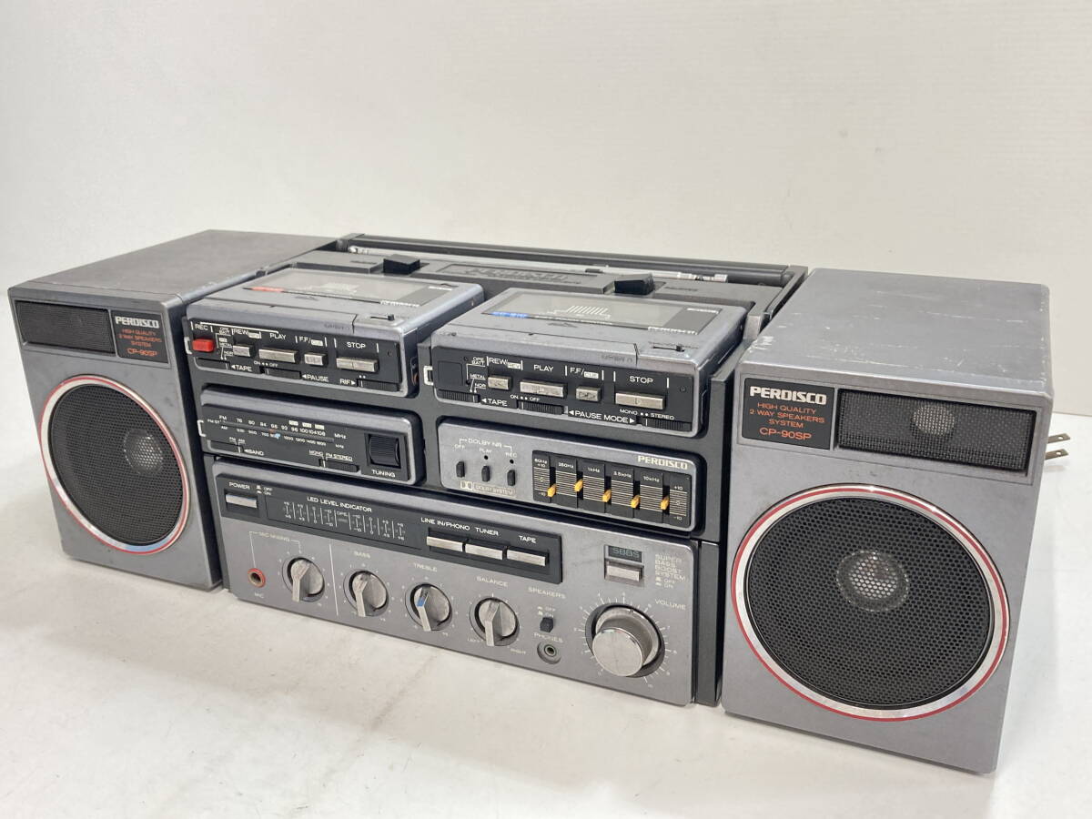 中古】ジャンク A&D LX-5050DU 電話付 CD / Wカセット システムコンポ