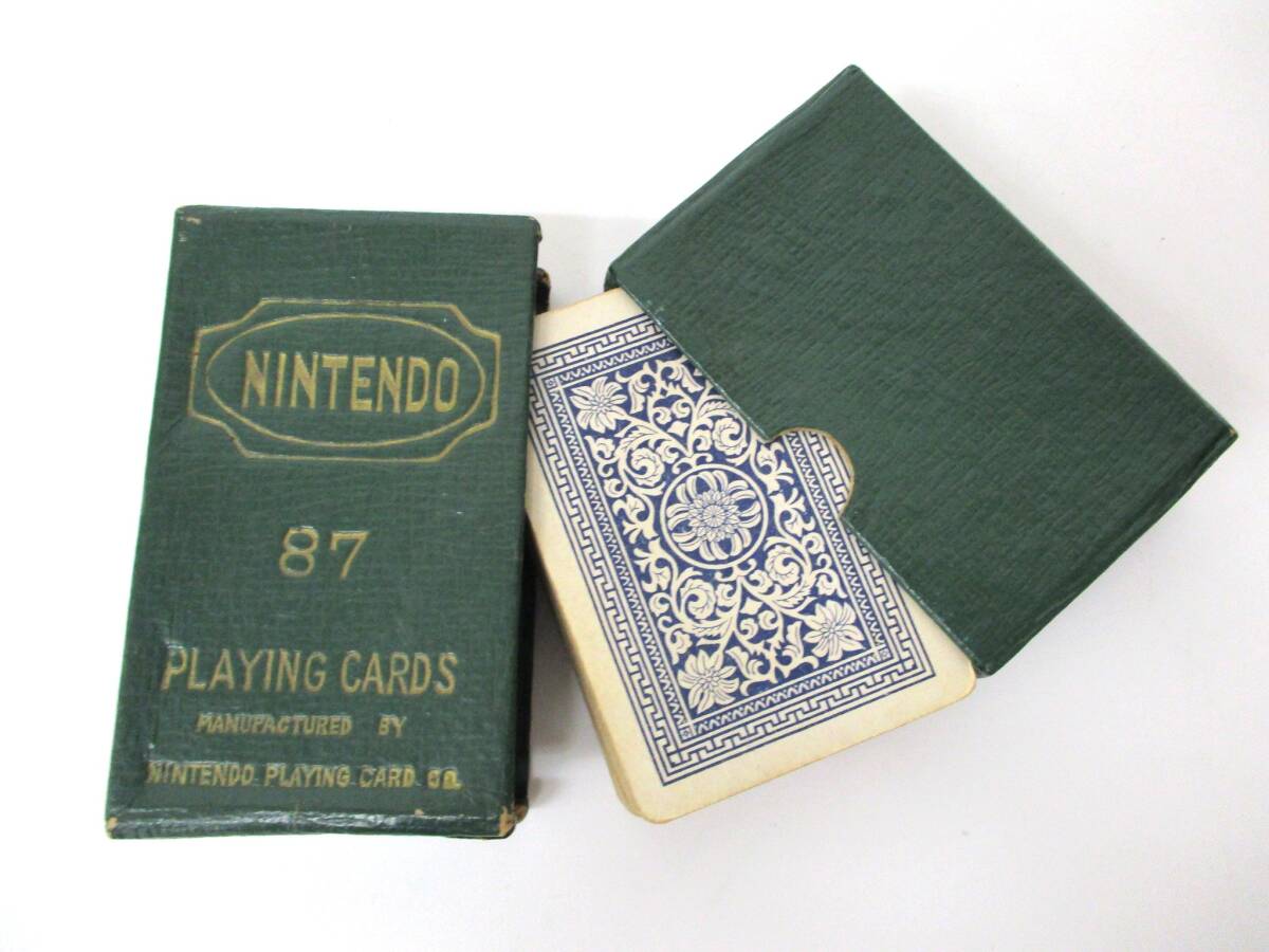 やや傷や汚れあり】任天堂 昔のトランプ レトロ NINTENDO 77 PLAYING