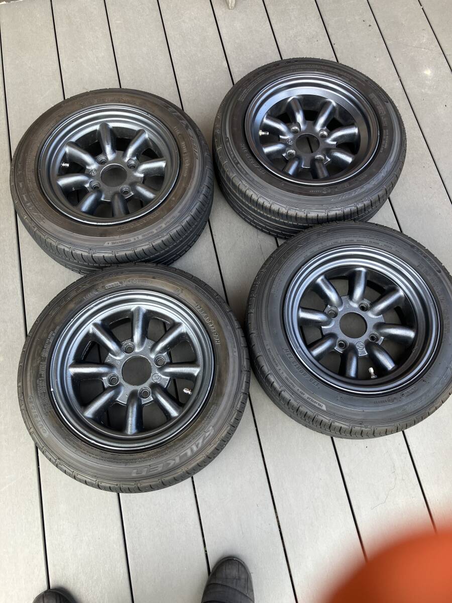 当時物】☆RSワタナベ エイトスポーク ホイール 13インチ 7.5j PCD114