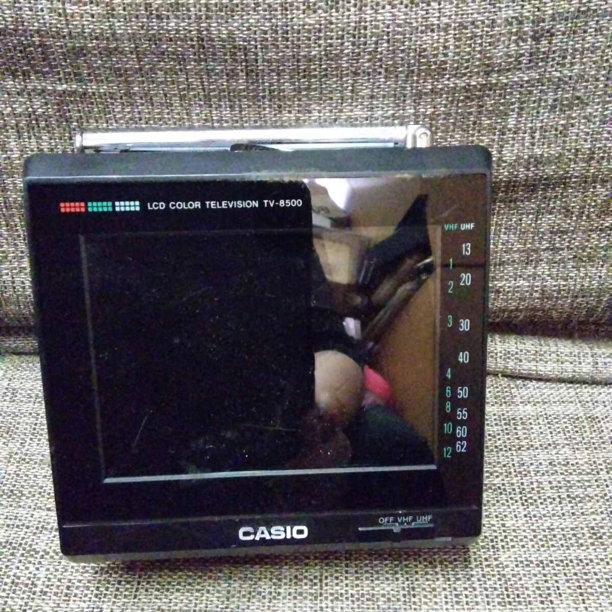 中古】1988年製 レトロ調 東芝ブラウン管 カラーテレビ 18RF1 希少の