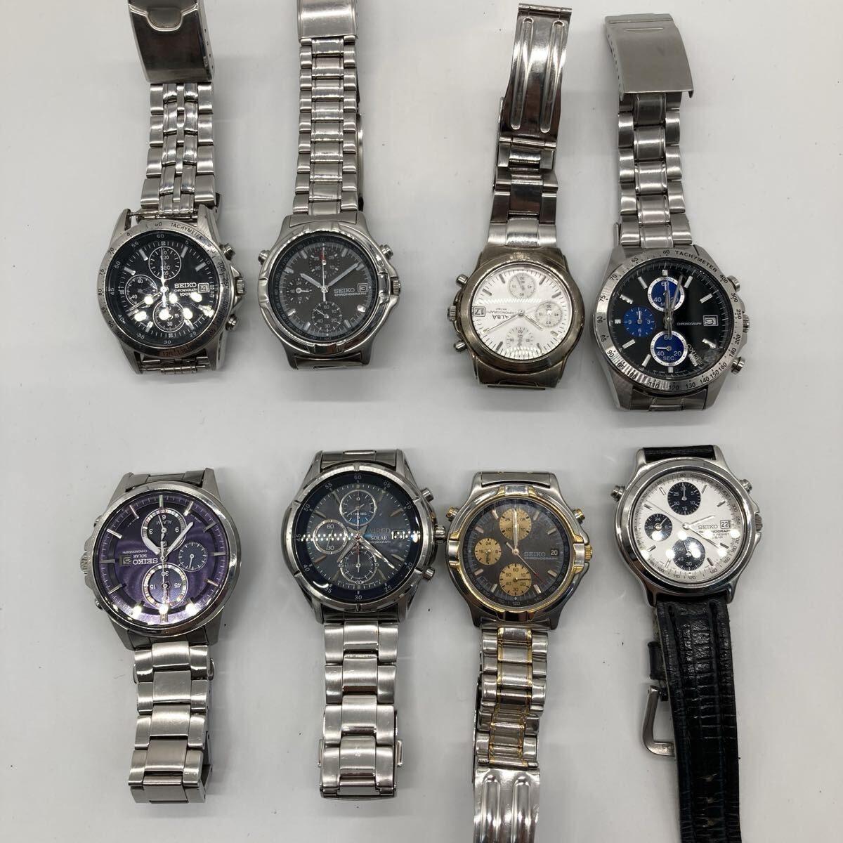 ◇SEIKO セイコー スピリット スマート クロノグラフ ソーラー メンズ