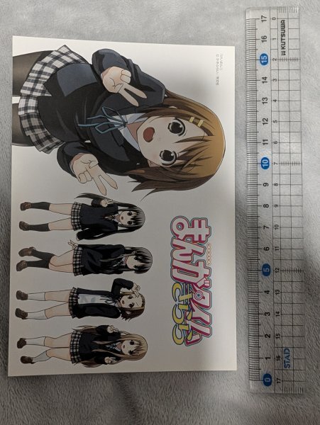 かきふらい】 けいおん！ イラスト色紙＆誕生日ポストカードセットの