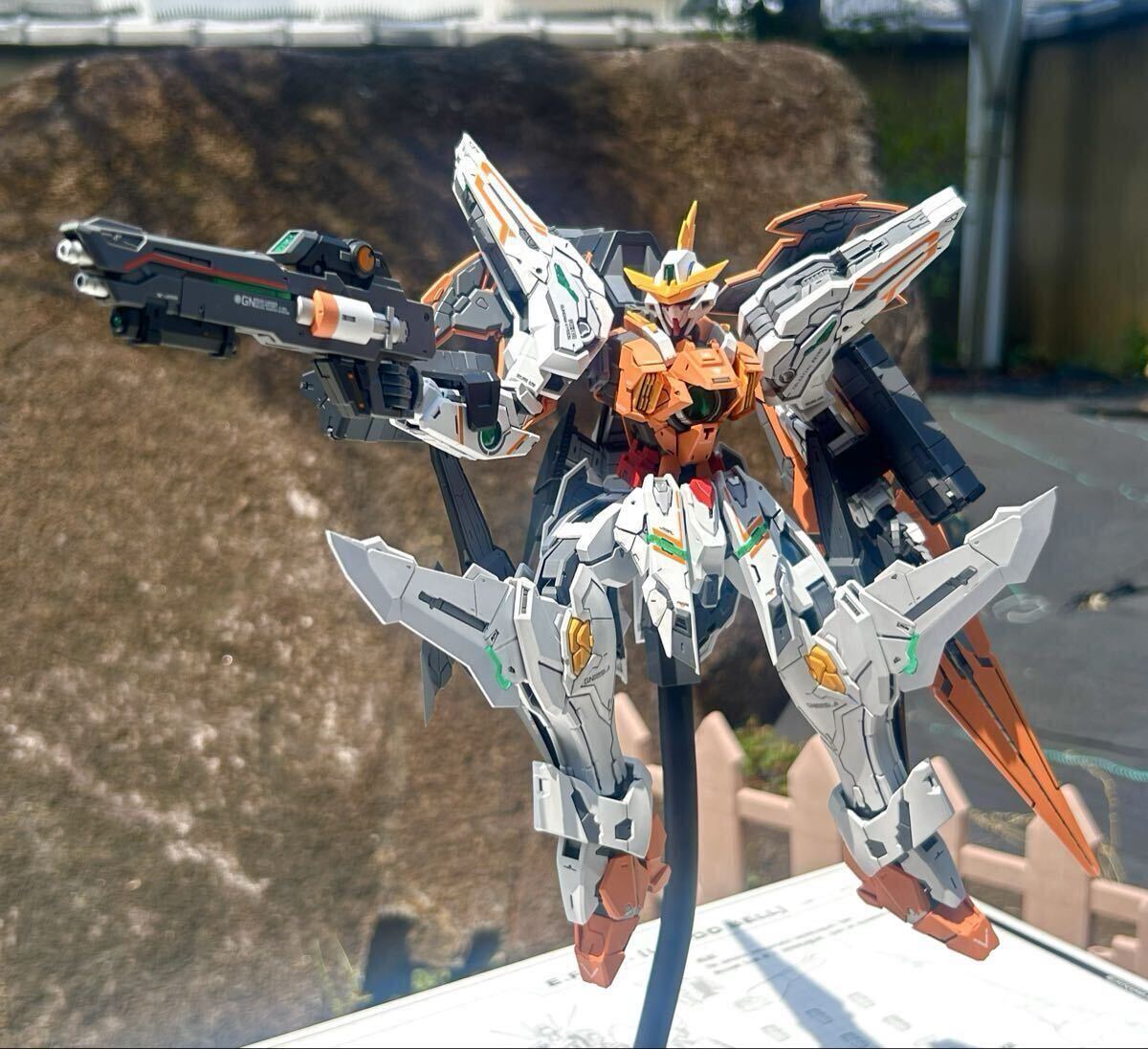 新品】MG 1/100 ガンダムキュリオス 塗装済み完成品 改造 ガンプラ