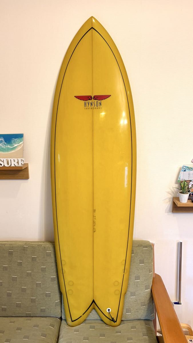 中古】サーフボード HIC ツインフィン レトロ フィッシュ 中古 FCSの