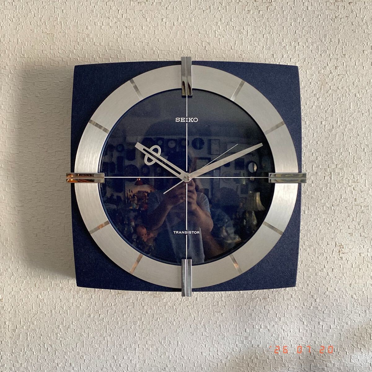 希少 当時物 トランジスタ時計 SEIKO 5石 TTZ- 114 置時計 中古】【当時物】5点セット セイコー トランジスタ クロック 5石 SEIKO