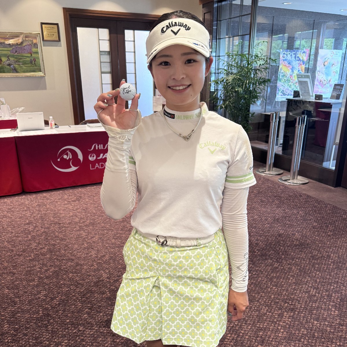 国内女子プロゴルファー　アン・シネ    証明書付き　直筆サイン入りフォト アン・シネ直筆サイン付き写真 証明書COA付き セクシークイーン 韓国