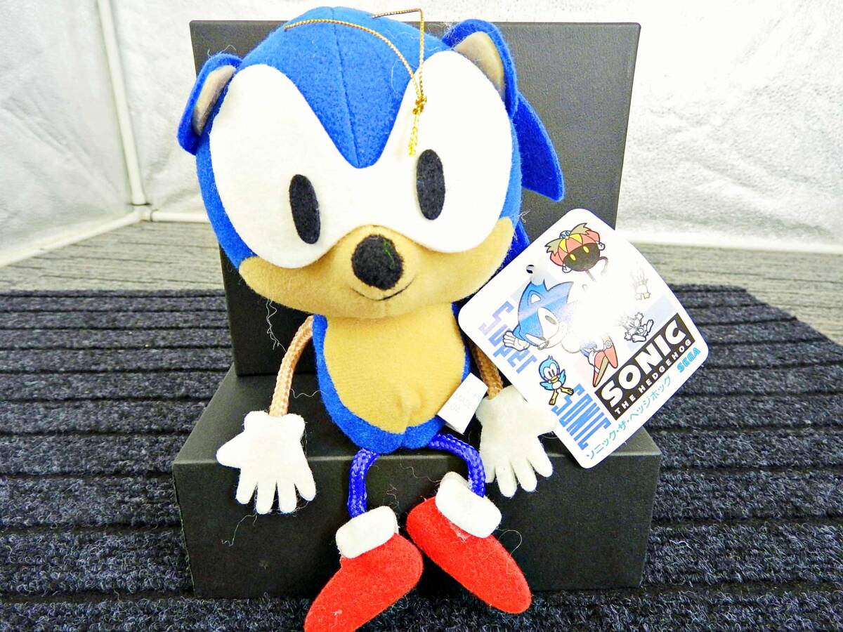 中古】ソニック ぬいぐるみ☆ SEGA ソニック・ザ・ヘッジホッグ 1991年