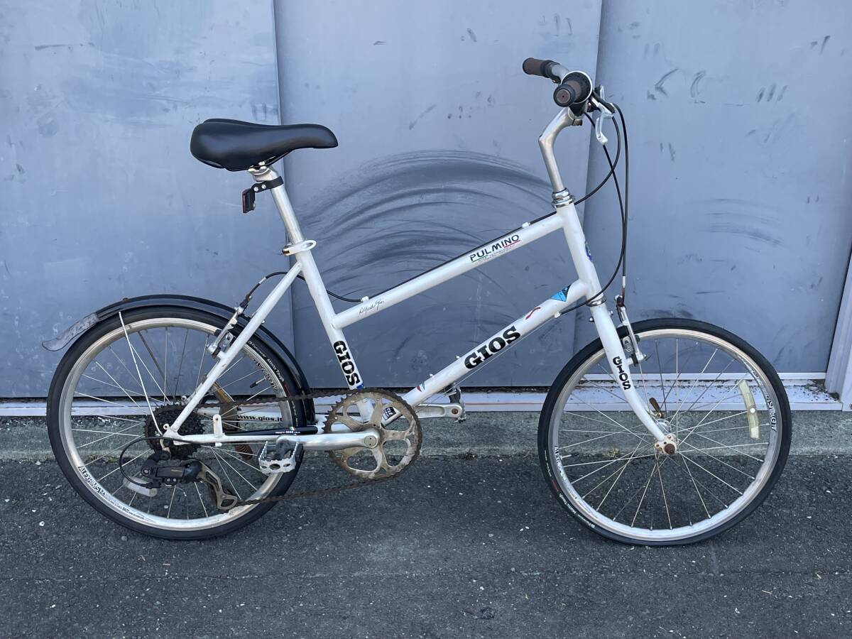 GIOS ジオス ミニベロ PULMINO 7速 20インチ 前カゴ付き □ 5933B-2の