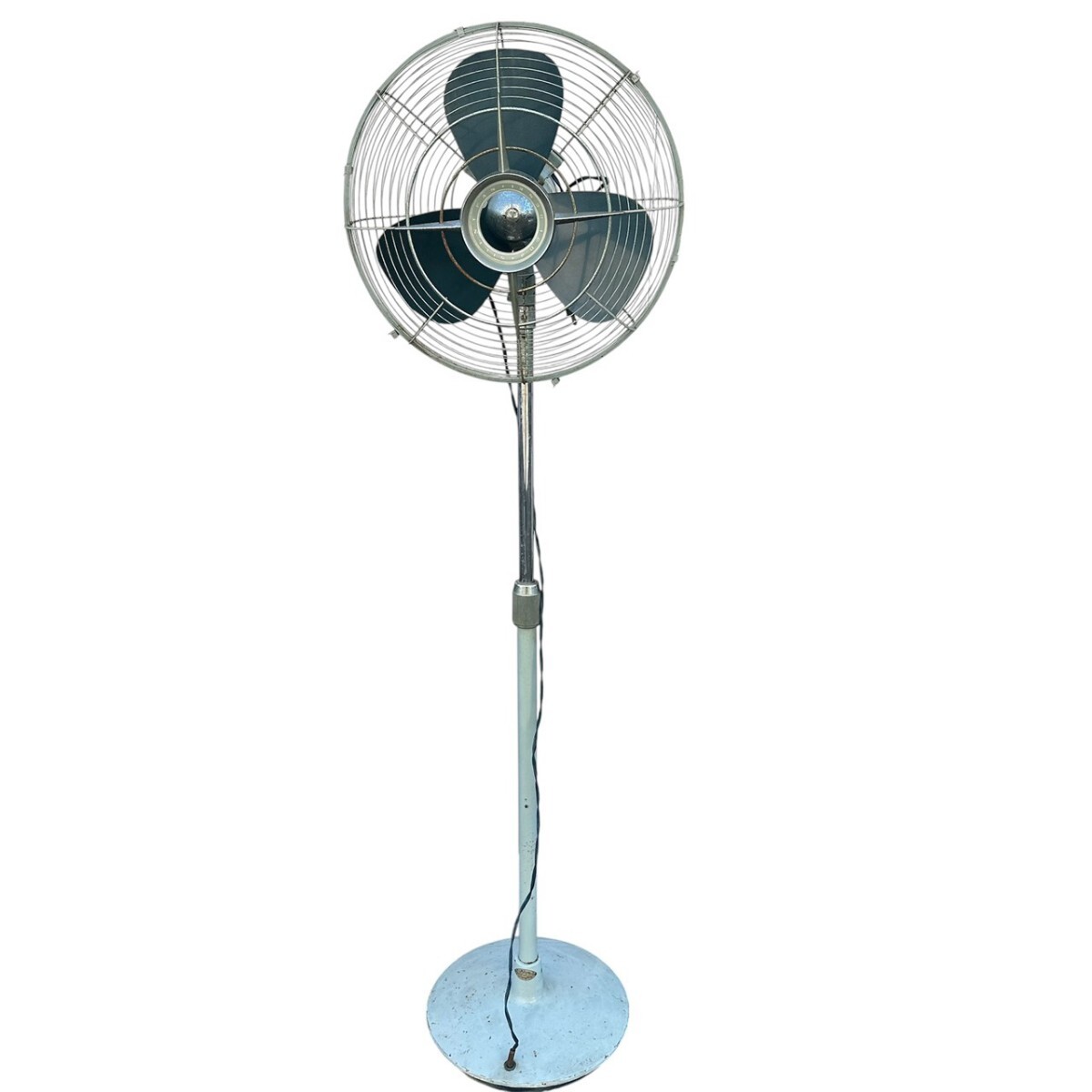 傷や汚れあり】FUJI SILENT FAN 富士電機 扇風機 大型 3枚羽 昭和