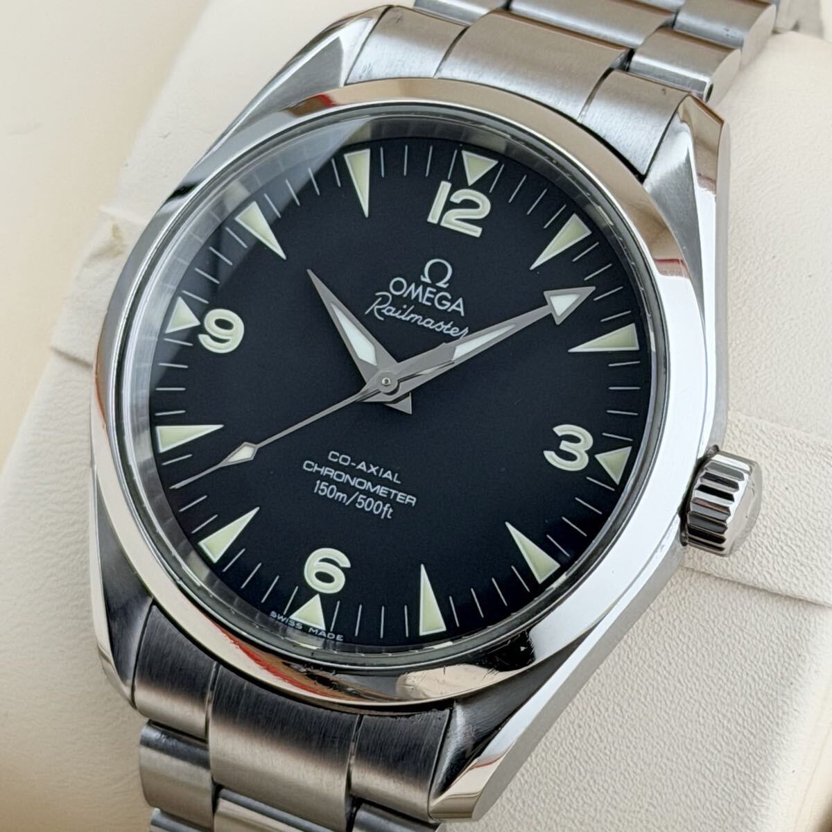 オルマ OLMA 自動巻き 腕時計 スケルトン 2824.222.60 シルバー LTLEの