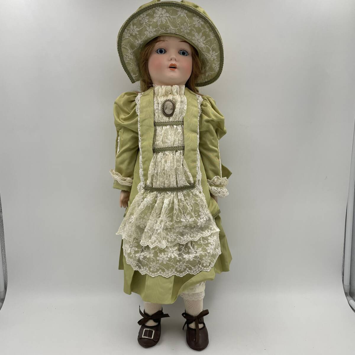 中古】アンティークビスクドール Jumeau 78㎝◎非常に美しい大きな