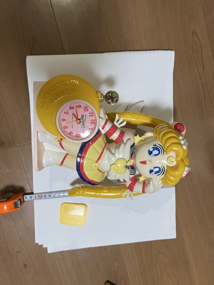 当時物 美少女戦士セーラームーン ちびうさ 目覚まし時計 おしゃべり