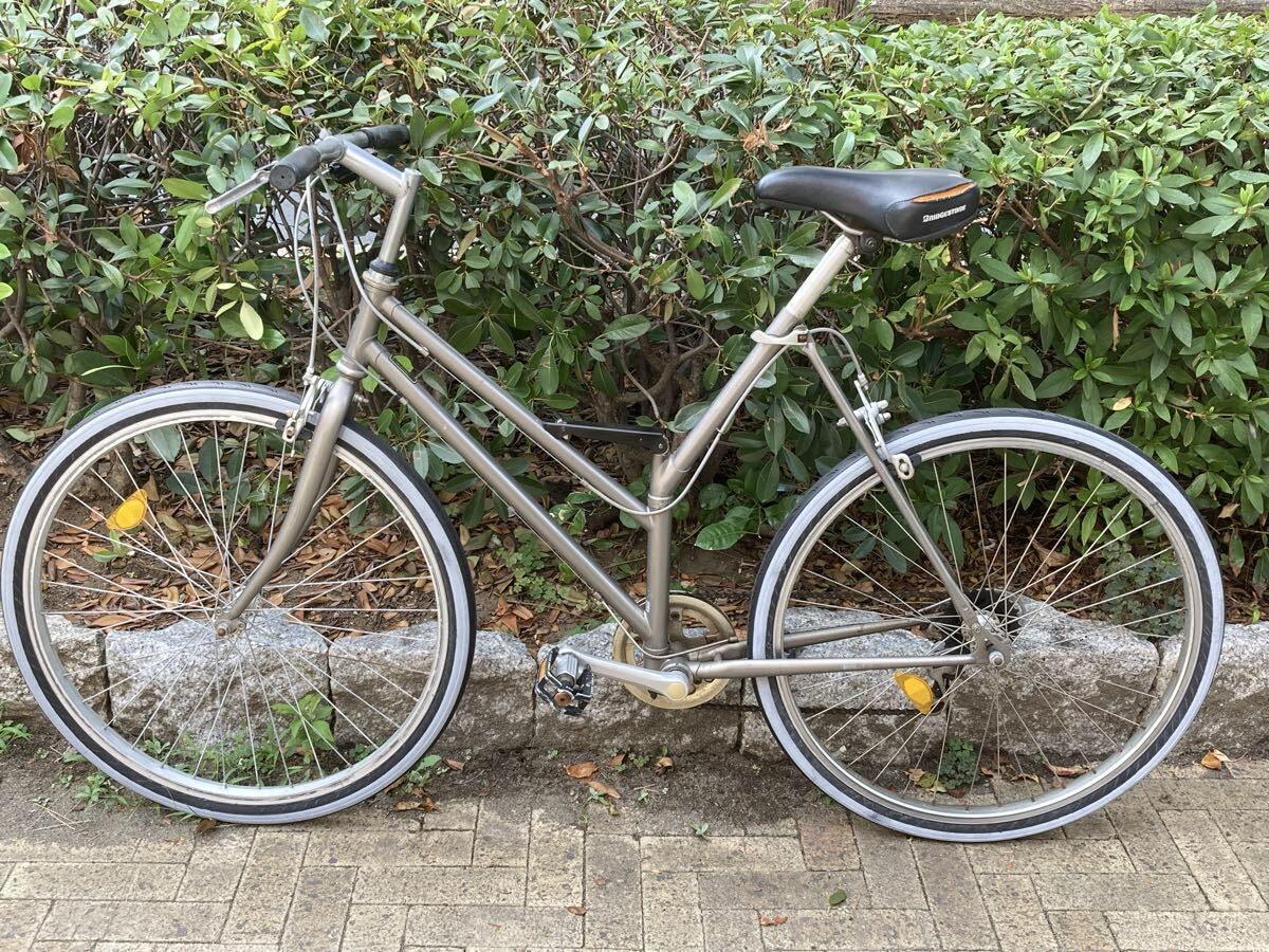 中古】MIYATA Folio 700c フラットバー ロード 折り畳み 軽量 輪行車