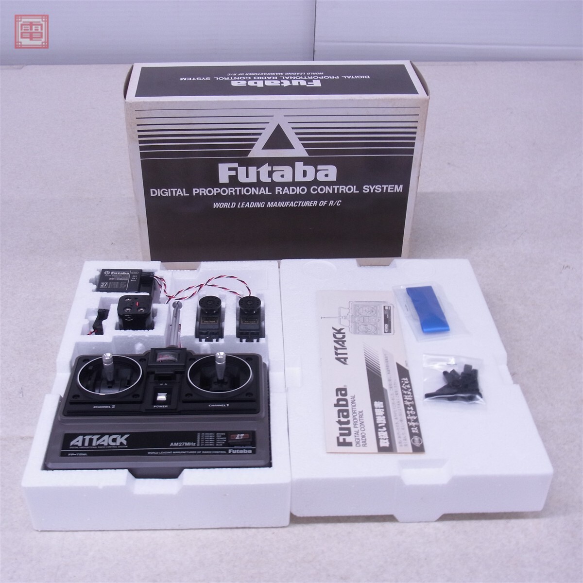 フタバ FP-T2M プロポ 送信機 AM 27MHz Futabaフタバ プロポ送信機 アタックBFR FP-T2NF AM27MHz(27.145)4BAND