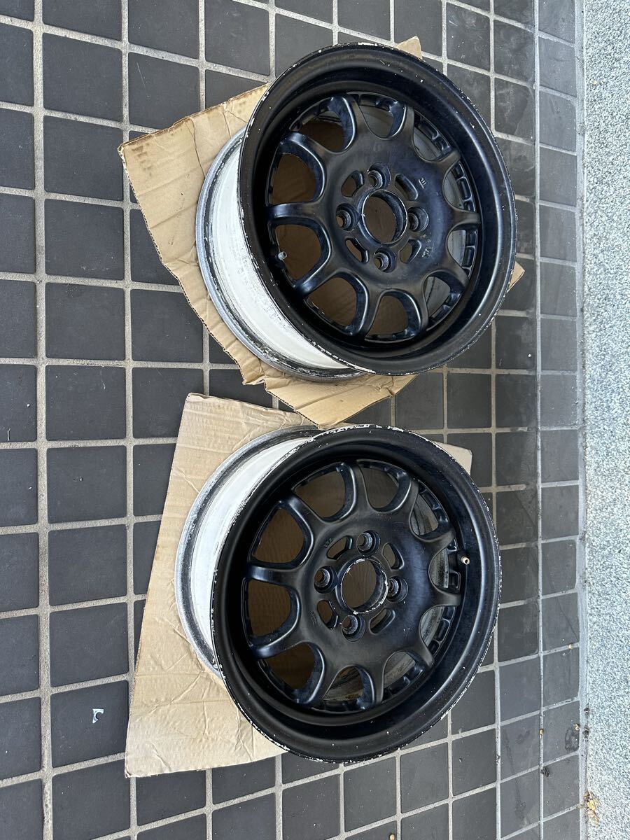 希少スプリントハート 14インチ 6.5J PCD100×4H F/OFF+35（2本） R/OFF