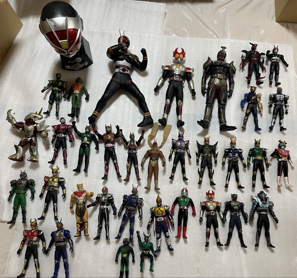 新品 ライダーマスクコレクション ブラック ブラックRX 発光 シャドームーン マスコレ 仮面ライダーBLACK、シャドームーン、BLACK RX 3種セット