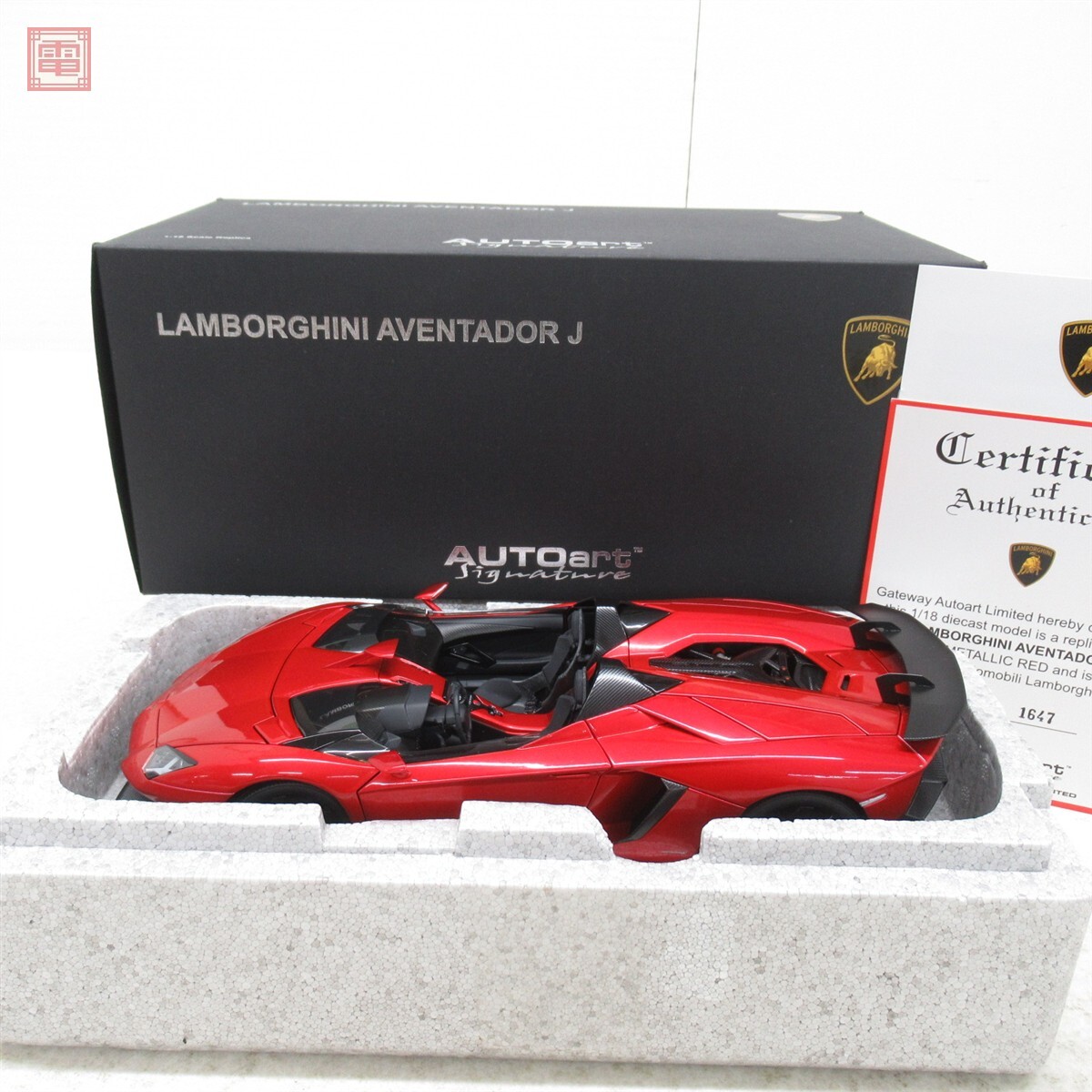 オートアート 1/18 ランボルギーニ ヴェネーノ レッド色 Autoart
