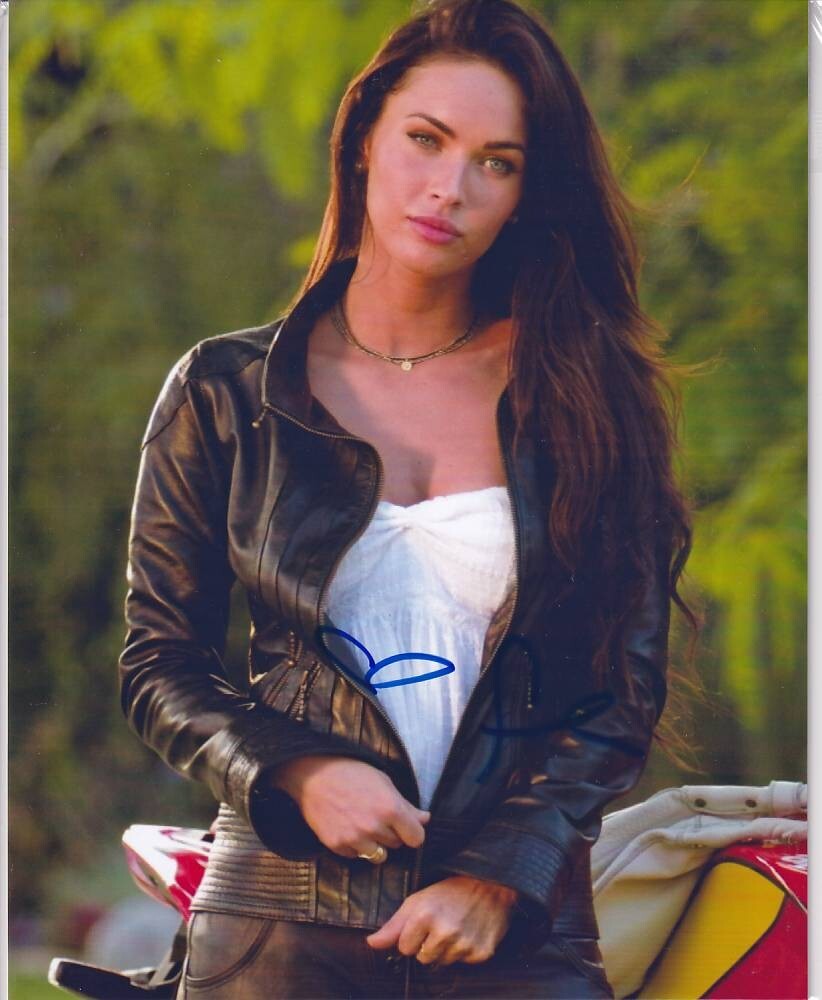 H 2L判 ミーガン・フォックス Megan Fox 直筆サイン写真 証明書COA 2の